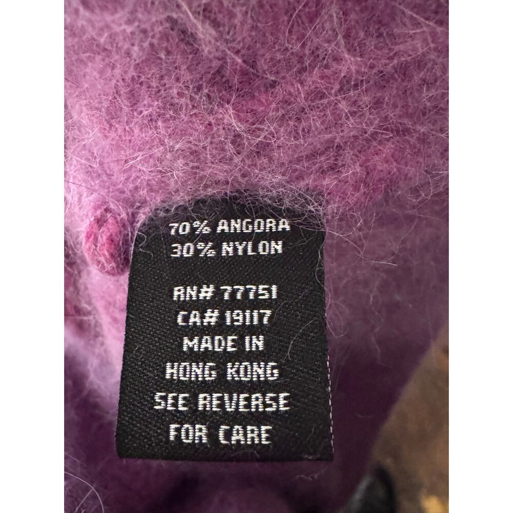 Betsey Johnson Vintage Y2K 90s shrug angora - Picture 6 of 7